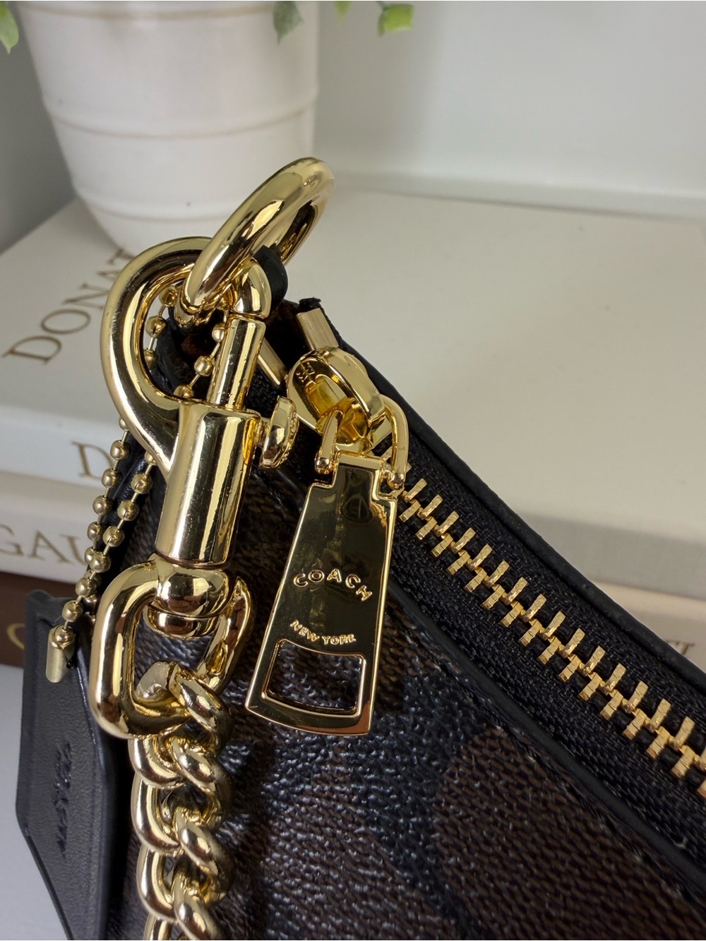 Coach Teri Shoulder Bag Brown - Picture 3 of 8